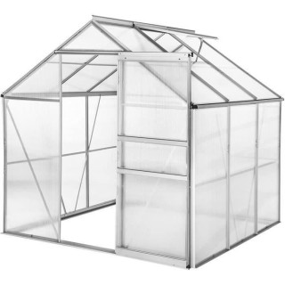 Serre de jardin en polycarbonate 3,6m² - BEAU RIVAGE - 1,9 x 1,9 x 1,