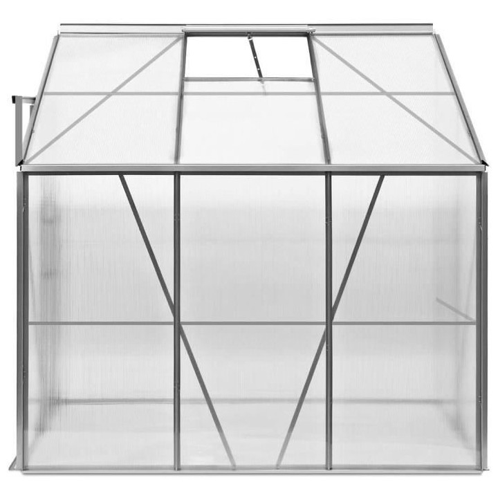 Serre de jardin en polycarbonate 3,6m² - BEAU RIVAGE - 1,9 x 1,9 x 1,