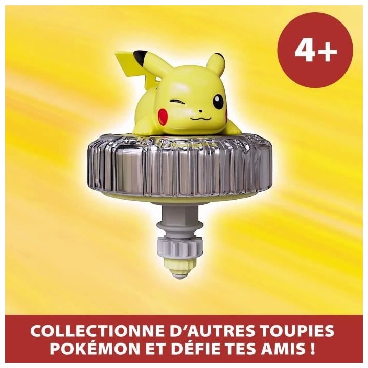 Arene Pokémon et 2 Toupies - BANDAI - JW4403 - Pikachu vs Mewtwo