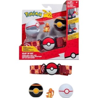 Ceinture - BANDAI - Pokémon Clip ‘N' Go - 1 ceinture, 2 Poké Balls