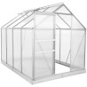 Serre de jardin en polycarbonate 4,7m² - BEAU RIVAGE - 2,5 x 1,9 x 1,95 m