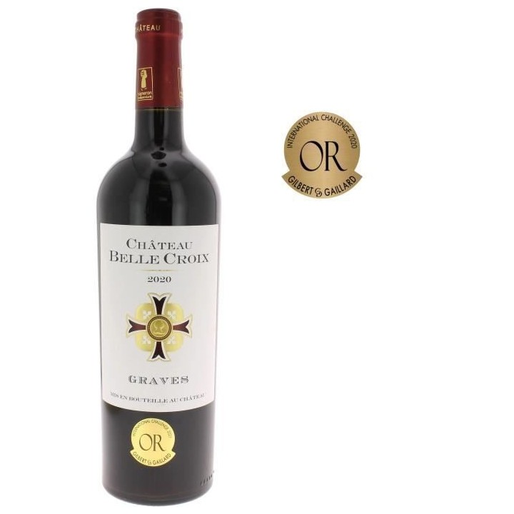 Château Belle Croix 2020 Graves - Vin rouge de Bordeaux