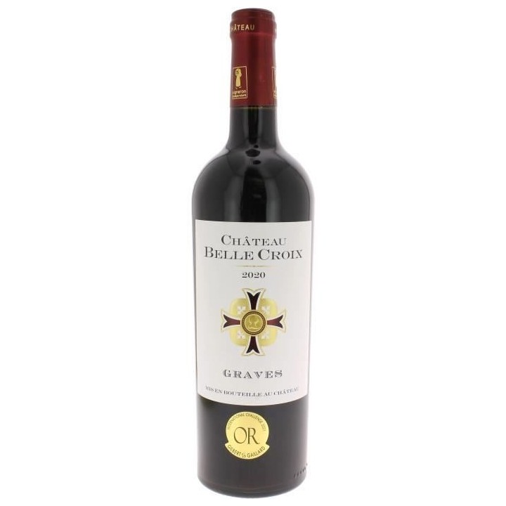 Château Belle Croix 2020 Graves - Vin rouge de Bordeaux