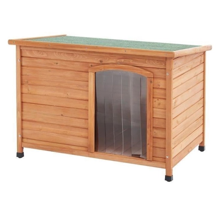Niche en sapin Rox2 - 104x66x70cm - Bois - Pour chien