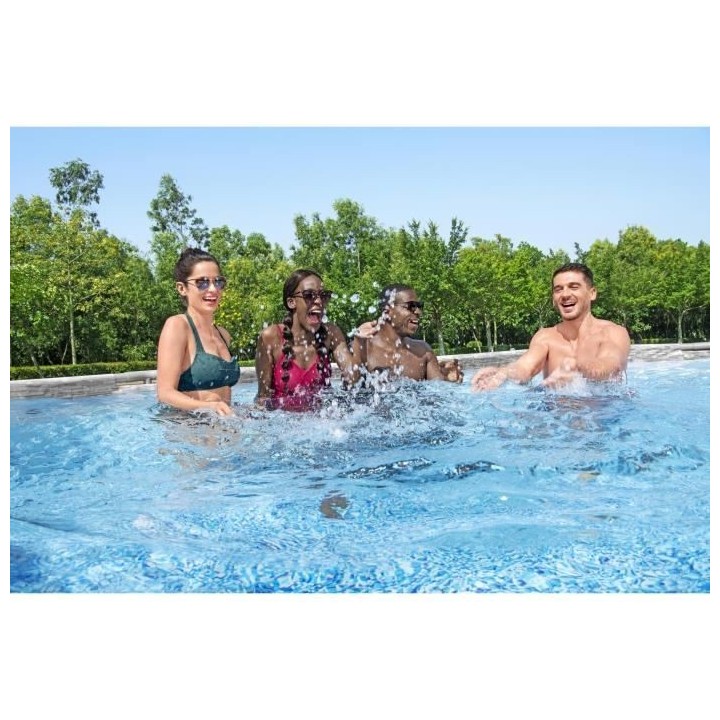 Piscine hors sol BESTWAY - Power Steel™- 488 x 305 x 107 cm - Ovale