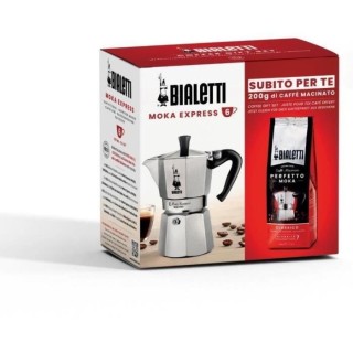 Cafetiere italienne + 1 Café Perfetto Moka Classico - BIALETTI - MOKA