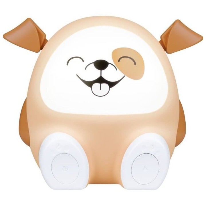 Enceinte lumineuse & veilleuse - BIGBEN - Chien - Bluetooth 5.0, 15W,