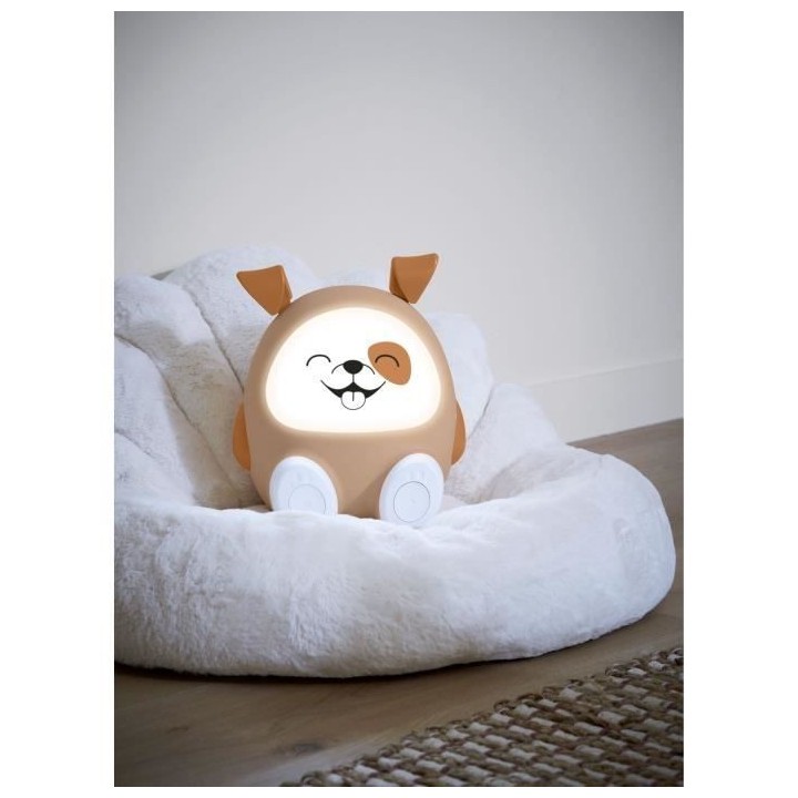 Enceinte lumineuse & veilleuse - BIGBEN - Chien - Bluetooth 5.0, 15W,