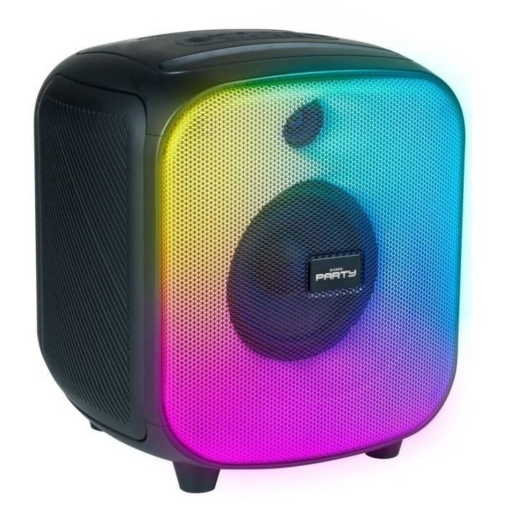 Enceinte Bluetooth - BIGBEN - Format cube - 200W, Effets lumineux, USB