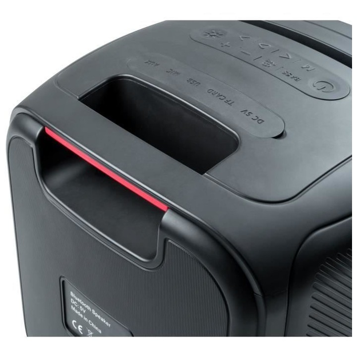 Enceinte Bluetooth - BIGBEN - Format cube - 200W, Effets lumineux, USB