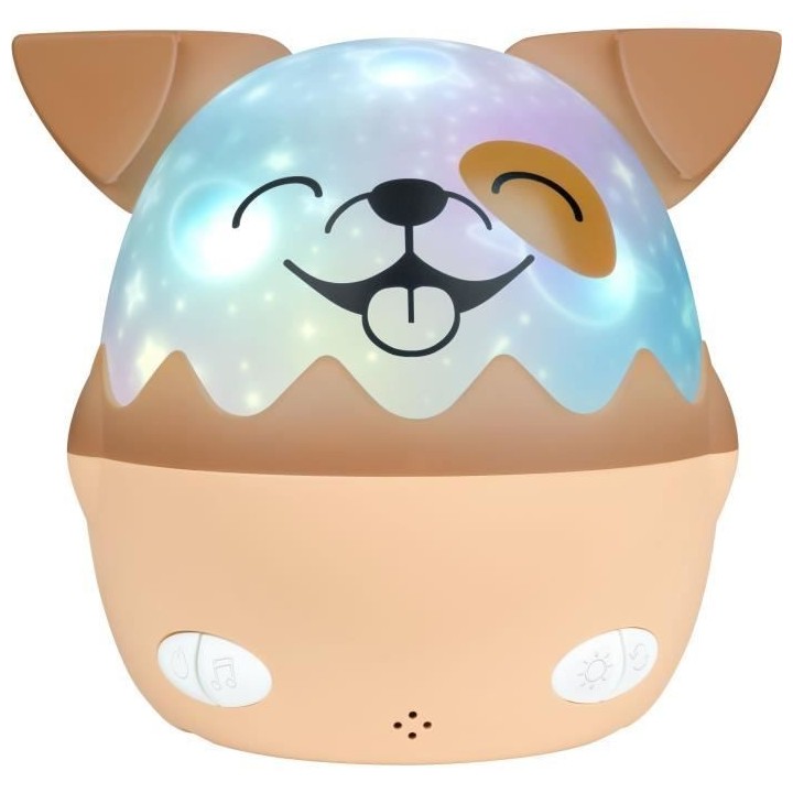 Veilleuse musicale sans fil - BIGBEN - Chien - Projection 360°, 13 fi