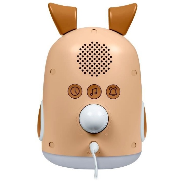 Réveil veilleuse - BIGBEN - Forme chien - Affichage LED, 3 mélodies,