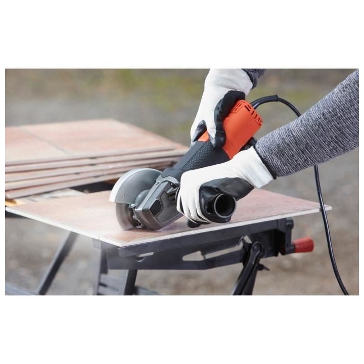 Meuleuse filaire - BLACK & DECKER - BEG220A1-QS - 900 W - 125 mm + 1 D