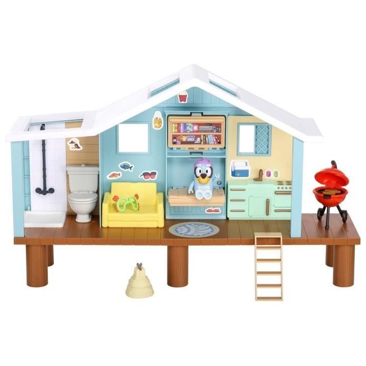 Cabane de Plage de Bluey - BLUEY - Set de jeu avec figurine exclusive