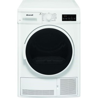 Seche-linge a condensation BRANDT BDM9CW - 9 kg - L60cm - Classe B - B