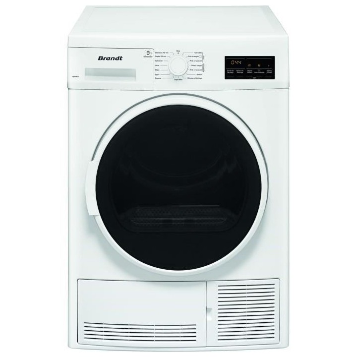 Seche-linge a condensation BRANDT BDM9CW - 9 kg - L60cm - Classe B - B