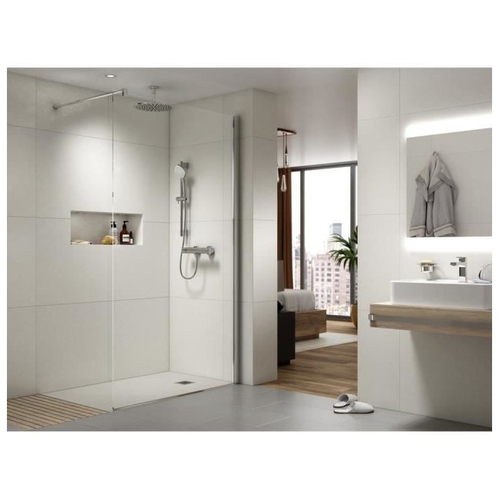 Ensemble de douche - IDEALRAIN EVO - barre 60 cm et douchette diamant