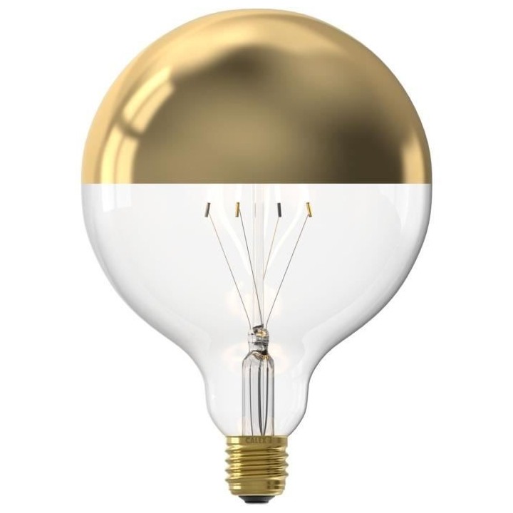Ampoule LED E27 - CALEX - TOP MIRROR G125 - Filament droit - 4 W - 200