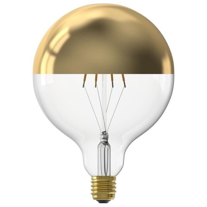 Ampoule LED E27 - CALEX - TOP MIRROR G125 - Filament droit - 4 W - 200