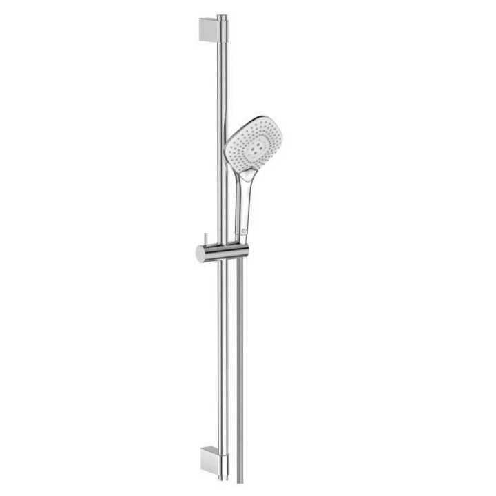 Ensemble de douche - IDEALRAIN EVO - barre 90 cm et douchette diamant