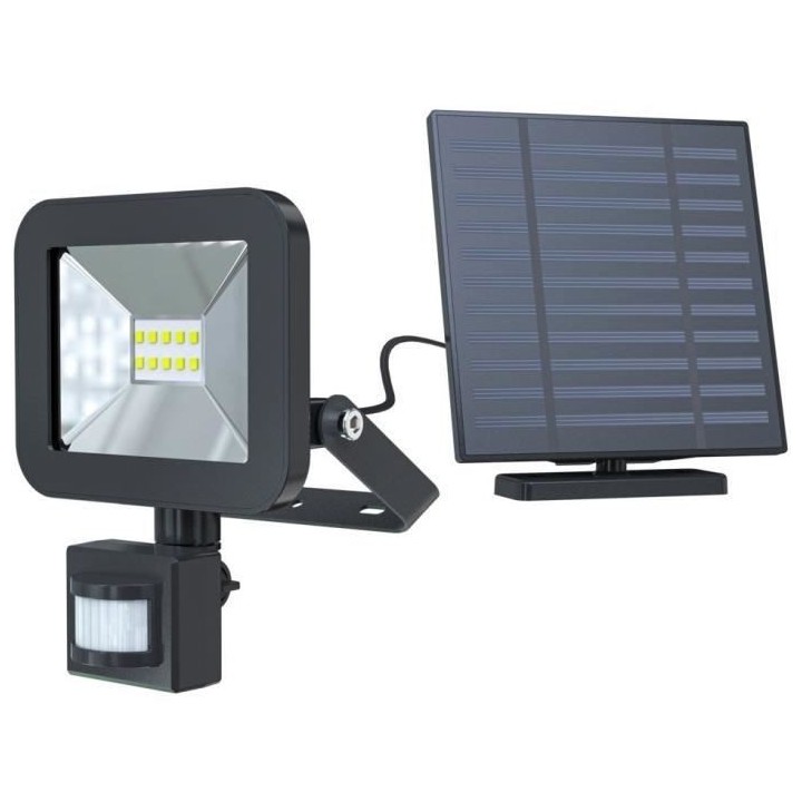 Projecteur solaire - CALEX - 800 lm - Sans fil - Extérieur - Avec pan