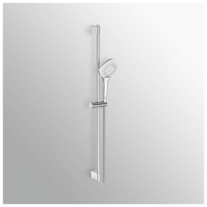 Ensemble de douche - IDEALRAIN EVO - barre 90 cm et douchette diamant