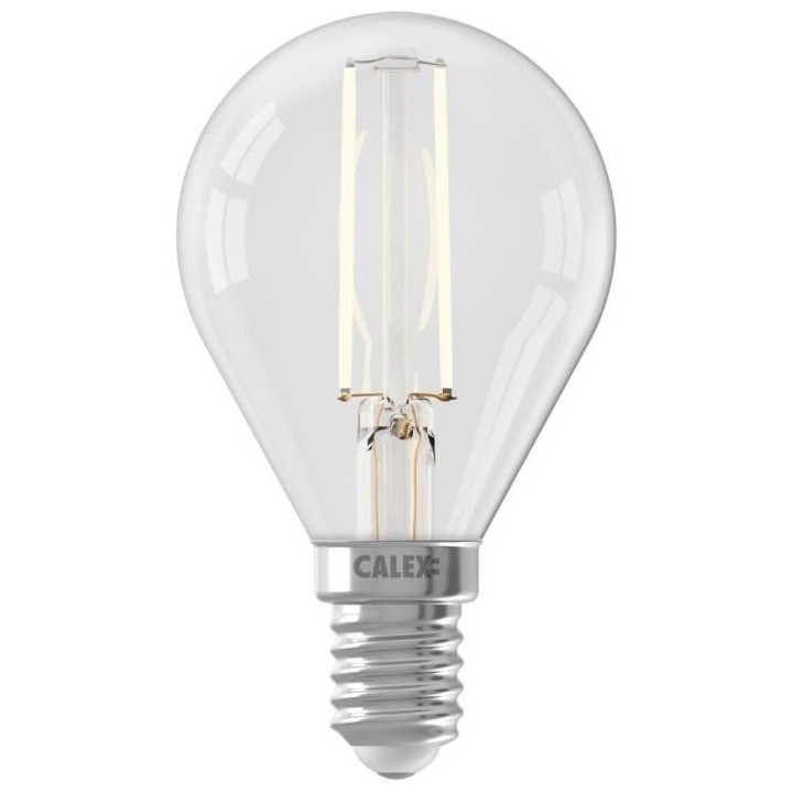 Ampoule LED E14 - CALEX - BALL P45 - Filament droit - 3,5 W - 250 lm -