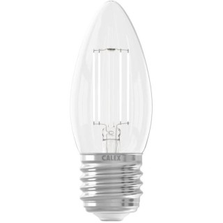 Ampoule LED E27 - CALEX - CANDLE B35 - Filament droit - 4,5 W - 470 lm