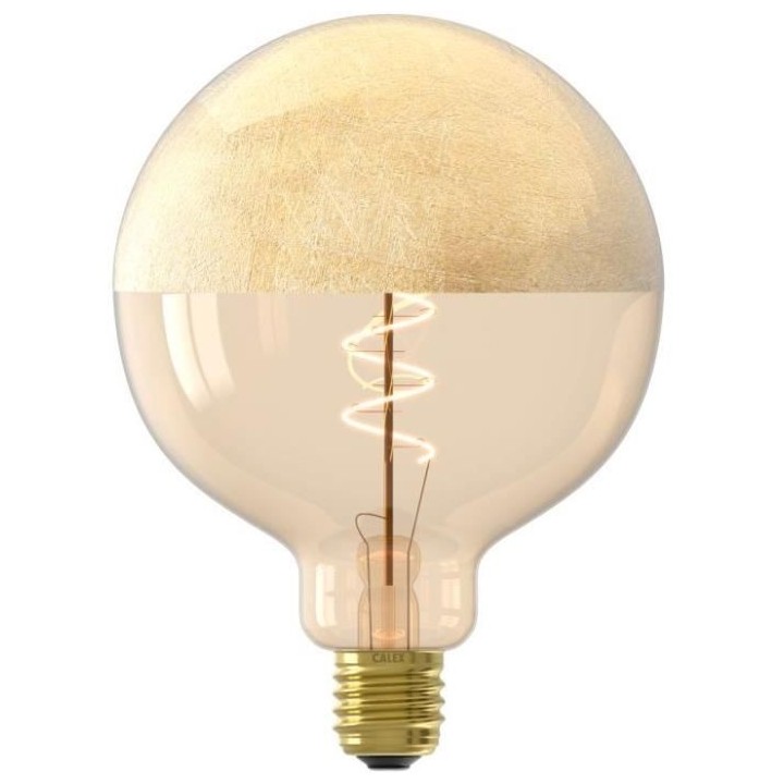 Ampoule LED E27 - CALEX - XXL SPECIALS G125 - Filament simple spirale