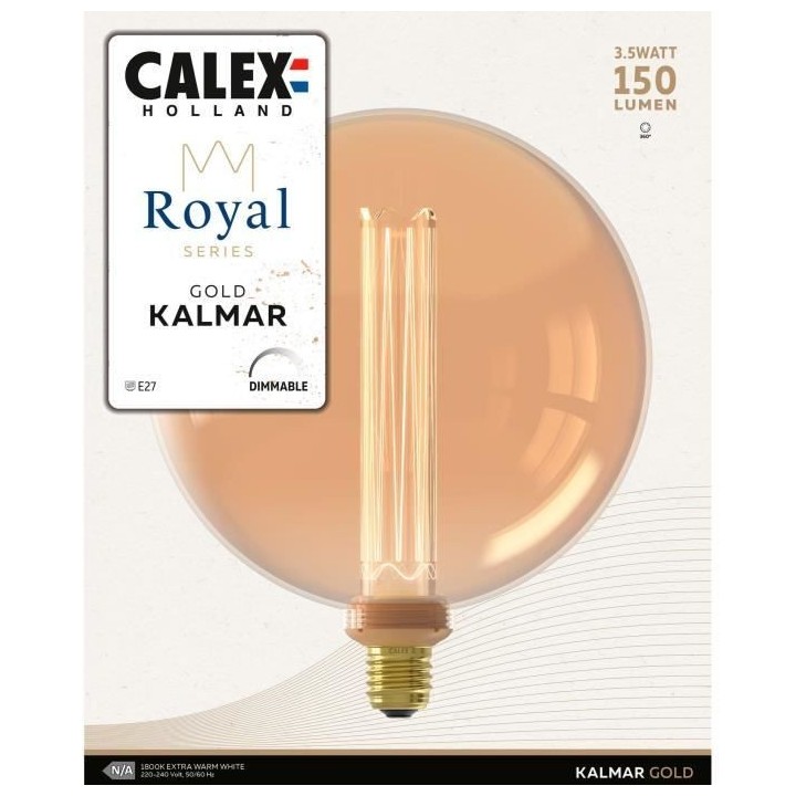 Ampoule LED E27 - CALEX - Royal Kalmar - Filament - 3,5 W - 150 lm - 1