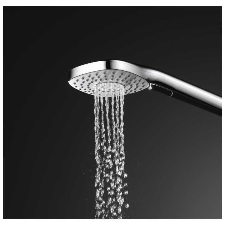 Douchette diamant - IDEALRAIN EVO - 11,5 cm 3J - Chrome - Ideal Standa