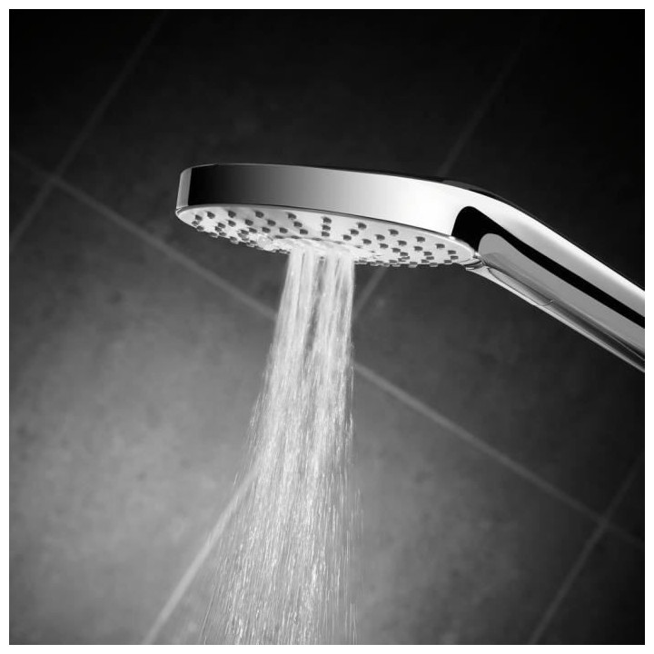 Ensemble de douche - IDEALRAIN EVO - barre 60 cm et douchette ronde 11