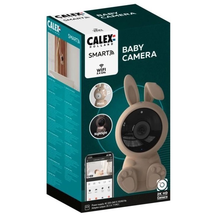 Caméra bébé intelligente - CALEX - Full HD - 1080P