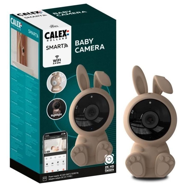 Caméra bébé intelligente - CALEX - Full HD - 1080P