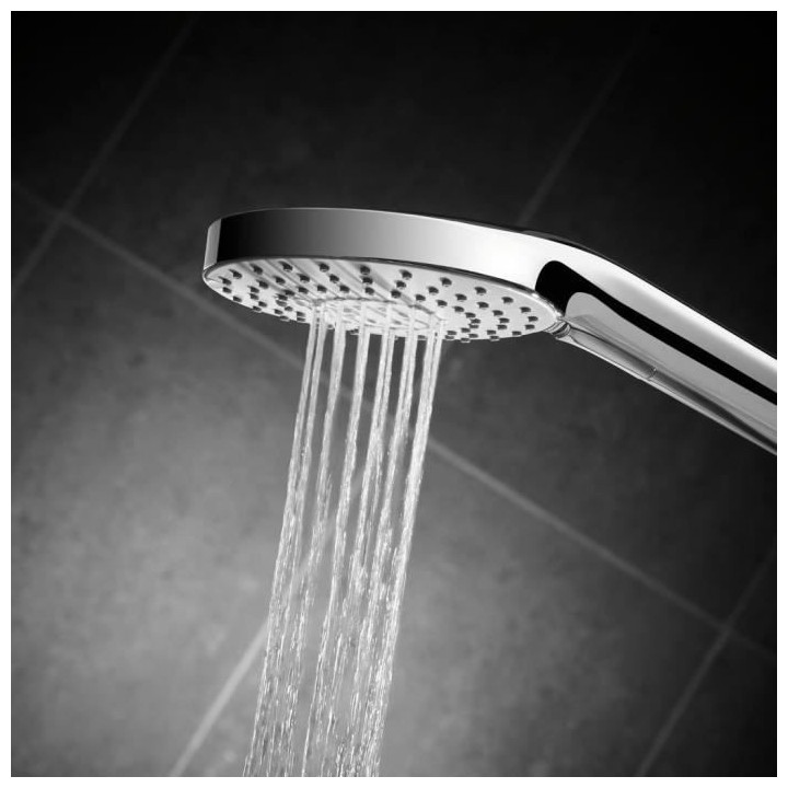 Ensemble de douche - IDEALRAIN EVO - barre 60 cm et douchette ronde 11