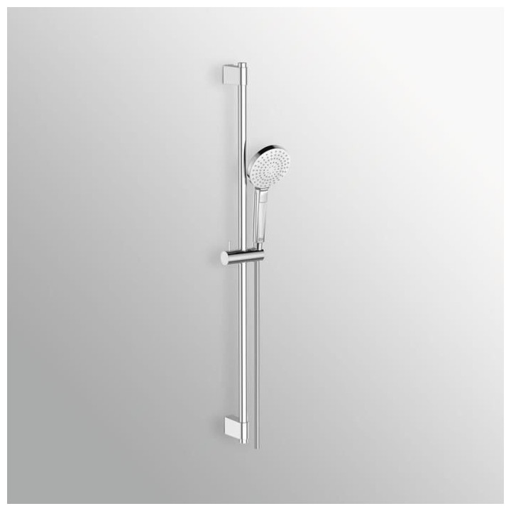 Ensemble de douche - IDEALRAIN EVO - barre 90 cm et douchette ronde 11