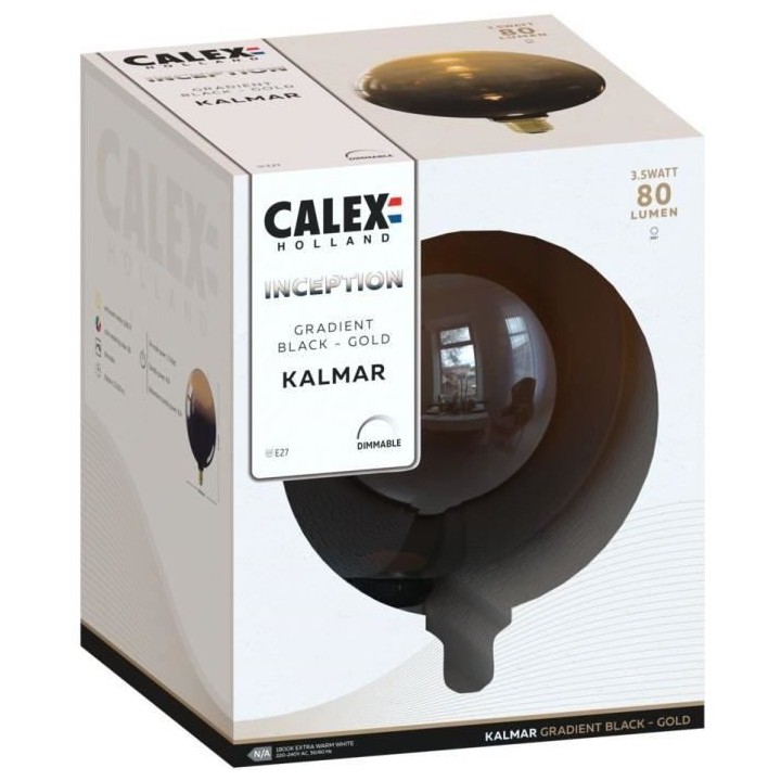 Ampoule LED E27 - CALEX - INCEPTION KALMAR - 3,5 W - 80 lm - 1800 K -