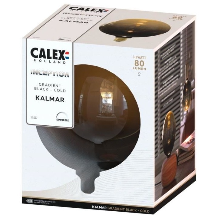 Ampoule LED E27 - CALEX - INCEPTION KALMAR - 3,5 W - 80 lm - 1800 K -