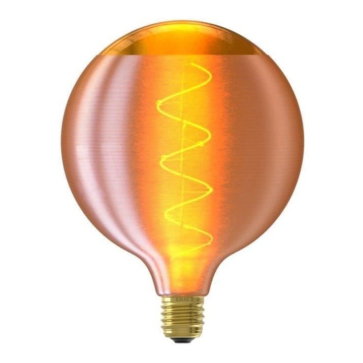 Ampoule Silk Globe G125 Gold Filament spirale 220-240V 4W 140lm 1800K