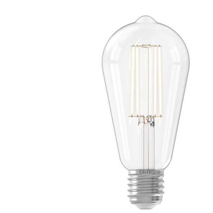 Ampoule LED E27 - CALEX - RUSTIC ST64 - Filament droit - 4,5 W - 470 l