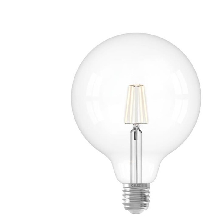 Ampoule LED E27 - CALEX - GLOBE G125 - Filament droit - 4,5 W - 470 lm