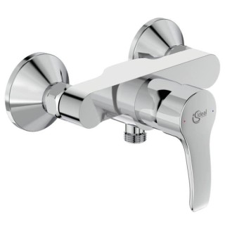 Mitigeur douche mural avec poignée en métal - OGLIO - Chrome - Ideal