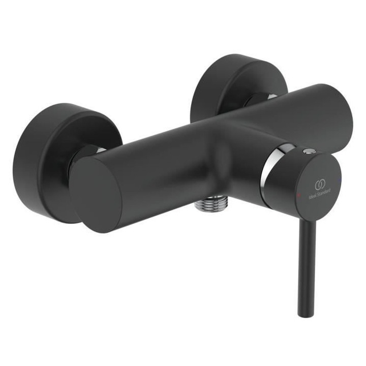 Mitigeur douche mural - KOLVA - Noir - Ideal Standard