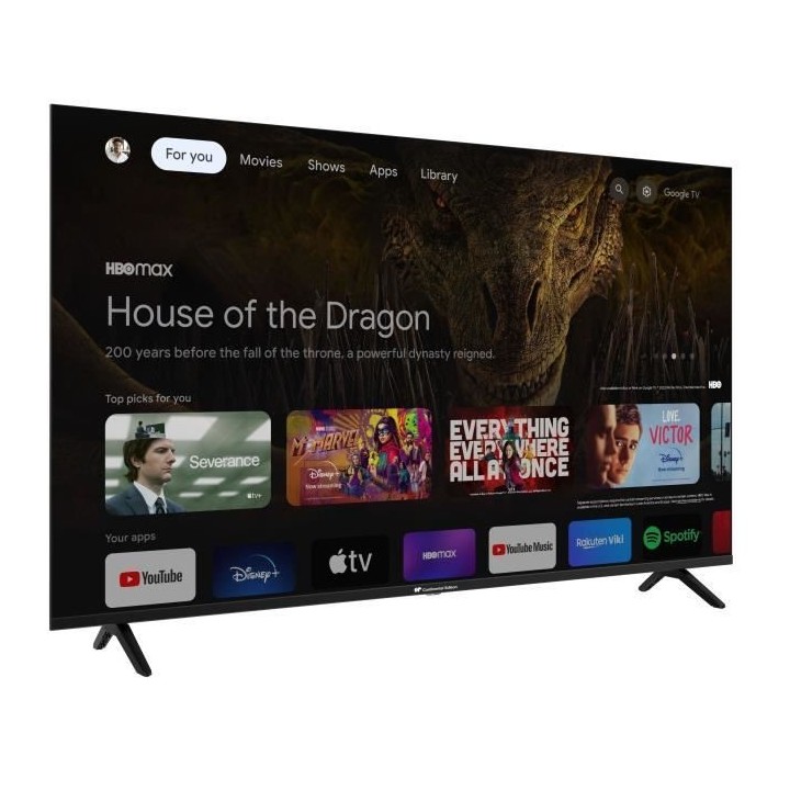 CONTINENTAL EDISON - CELED65SGQLD24B6 - TV QLED UHD 4K 65 (164 cm) - S