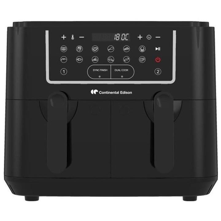Friteuse a Air Sans huile CONTINENTAL EDISON - RFRSH24002CB - 9 L - Do