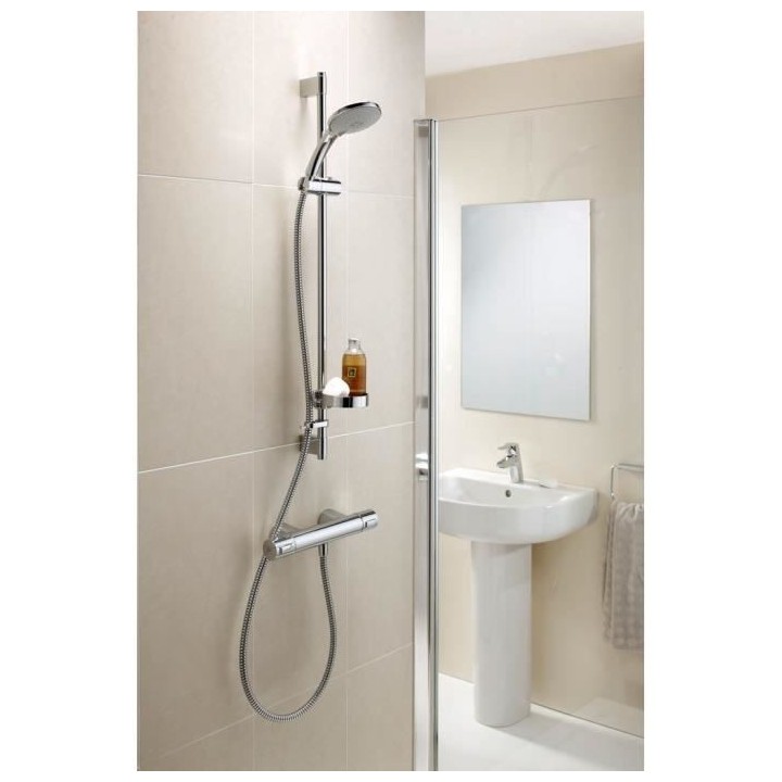 Mitigeur thermostatique douche mural - CERATHERM 200 - Chrome - Ideal