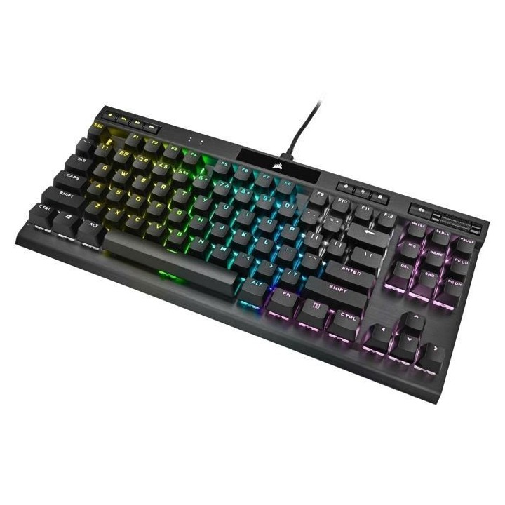 CORSAIR Clavier gamer K70 TKL RGB CS MX Red (CH-9119010-FR)