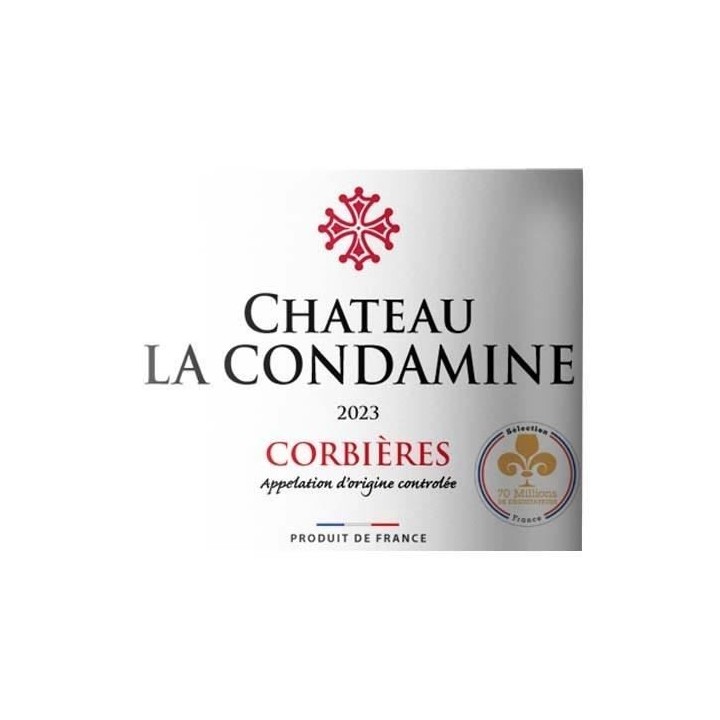 Château La Condamine 2023 Corbieres - Vin rouge de Languedoc