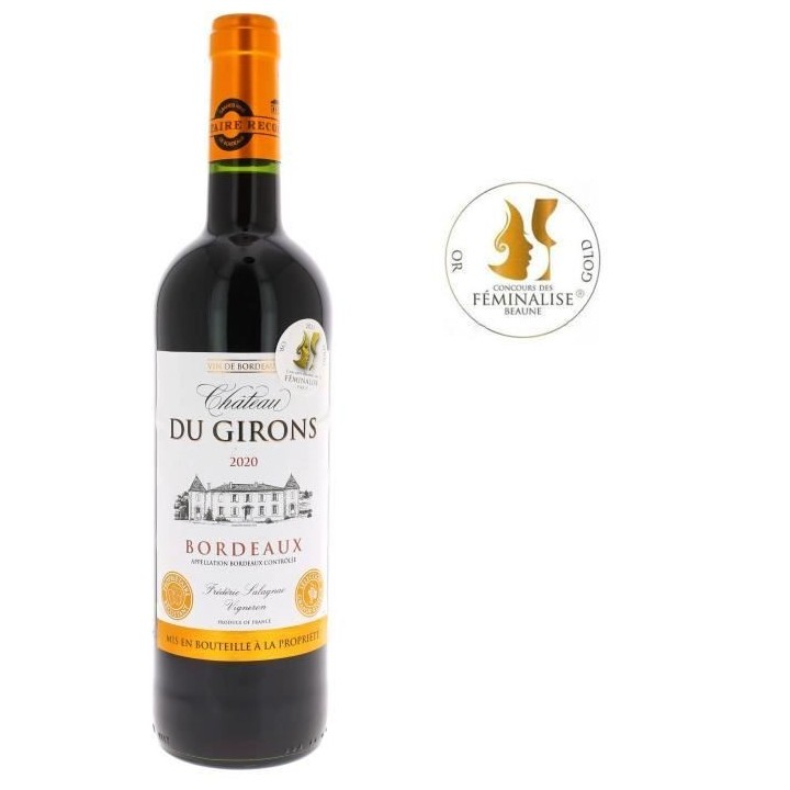 Château Du Girons 2020 Bordeaux - Vin rouge de Bordeaux