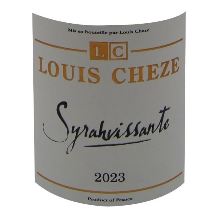 Maison Louis Cheze Cuvée Syrahvissante 2023 Collines Rhodaniennes - V